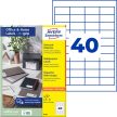Avery Zweckform 6126 öntapadós etikett címke
