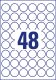 Avery Zweckform 6223-10 nyomtatható öntapadós etikett címke