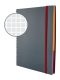 Avery Zweckform Notizio No. 7015 négyzethálós spirálfüzet A5-ös méretben, szürke színű műanyag borítóval (Avery 7015)
