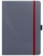 Avery Zweckform Notizio No. 7018 vonalas kötött füzet A5-ös méretben, szürke színű puhafedeles borítóval (Avery 7018)