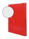 Avery Zweckform Notizio No. 7031 négyzethálós spirálfüzet A5-ös méretben, piros színű műanyag borítóval (Avery 7031)