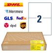 Avery Zweckform 8026-300 öntapadós címzés címke
