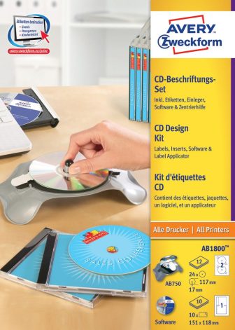 Avery Zweckform AB1800 CD DVD címkéző készlet
