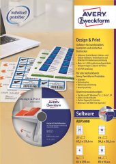   Avery Zweckform No. ADP5000 - Avery Design & Print 5 címketervező szoftver + kezdőkészlet (Avery ADP5000)