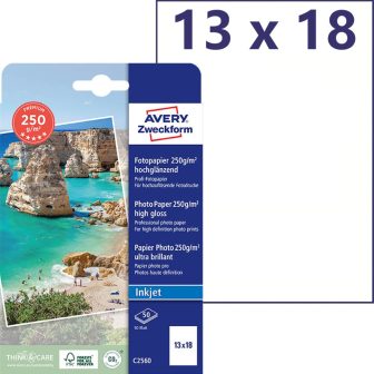 Avery Zweckform C2560 tintasugaras nyomtatóval nyomtatható fotópapír