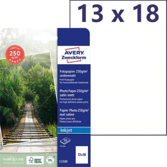 Avery Zweckform C2580 tintasugaras nyomtatóval nyomtatható fotópapír