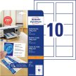Avery Zweckform C32010-10 névjegykártya mikroperforált élekkel Avery Zweckform C32010-10 névjegykártya mikroperforált élekkel
