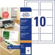 Avery Zweckform C32011-10 névjegykártya sima élekkel Avery Zweckform C32011-10 névjegykártya sima élekkel