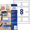 Avery Zweckform C32015-25 névjegykártya sima élekkel Avery Zweckform C32015-25 névjegykártya sima élekkel