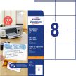 Avery Zweckform C32254-25 kartoték kártya mikroperforált élekkel
