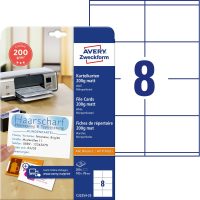 Avery Zweckform C32254-25 kartoték kártya mikroperforált élekkel