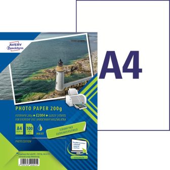 Avery Zweckform E2004 tintasugaras nyomtatóval nyomtatható fotópapír