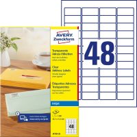 Avery Zweckform J4720-25 öntapadós etikett címke