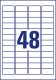 Avery Zweckform J4791-25 öntapadós etikett címke