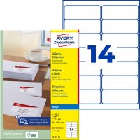 Avery Zweckform J8163-25 öntapadós etikett címke