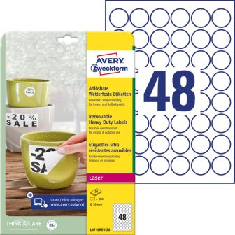 Avery Zweckform L4716REV-20 öntapadós etikett címke