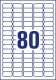 Avery Zweckform L4732REV-100 öntapadós etikett címke