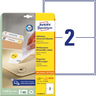 Avery Zweckform L4734REV-25 öntapadós etikett címke