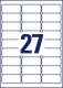 Avery Zweckform L4737REV-65 öntapadós etikett címke