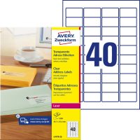 Avery Zweckform L4770-25 öntapadós etikett címke