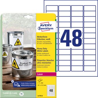 Avery Zweckform L4778-8 öntapadós etikett címke