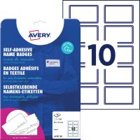 Avery Zweckform L4787-20 textilre ragasztható névcímke