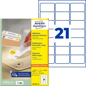 Avery Zweckform L6023REV-25 öntapadós etikett címke