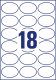 Avery Zweckform L6024REV-25 nyomtatható öntapadós etikett címke