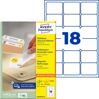 Avery Zweckform L6025REV-25 öntapadós etikett címke