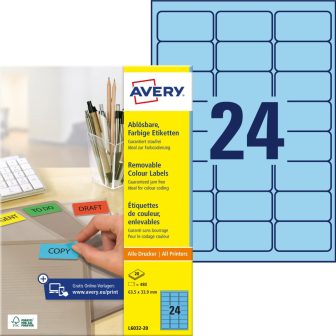 Avery Zweckform L6032-20 öntapadós etikett címke