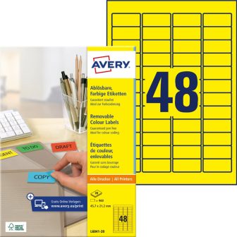 Avery Zweckform L6041-20 öntapadós etikett címke Avery Zweckform L6041-20 öntapadós etikett címke