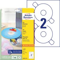 Avery Zweckform L6043-25 öntapadó CD címke