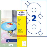 Avery Zweckform L6043-25 öntapadó CD címke