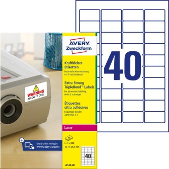 Avery Zweckform L6140-20 öntapadós etikett címke