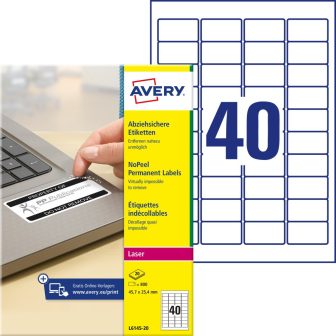 Avery Zweckform L6145-20 öntapadós etikett címke