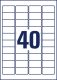 Avery Zweckform L6145-20 öntapadós etikett címke
