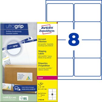 Avery Zweckform L7165-40 öntapadós etikett címke