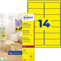 Avery Zweckform L7263Y-25 öntapadó etikett címke