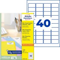 Avery Zweckform L7654-100 nyomtatható öntapadós jelölő címke