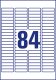 Avery Zweckform L7656-25 nyomtatható öntapadós jelölő címke
