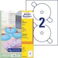 Avery Zweckform L7676-100 öntapadó CD címke