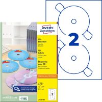 Avery Zweckform L7676-100 öntapadó CD címke