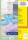 Avery Zweckform L7676-100 öntapadó CD címke