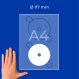 Avery Zweckform L7676-100 öntapadó CD címke