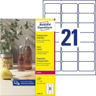 Avery Zweckform L7782-25 öntapadós etikett címke
