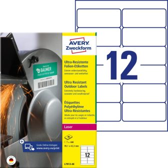 Avery Zweckform L7913-40 öntapadós etikett címke Avery Zweckform L7913-40 öntapadós etikett címke