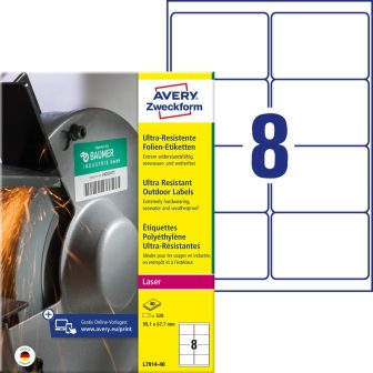 Avery Zweckform L7914-40 öntapadós etikett címke Avery Zweckform L7914-40 öntapadós etikett címke