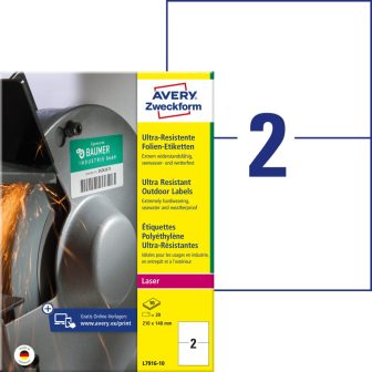 Avery Zweckform L7916-10 öntapadós etikett címke