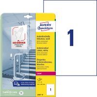 Avery Zweckform L8001-10 öntapadós antimikrobiális etikett címke