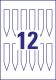 Avery Zweckform T3005-10 nyomtatható kertészeti jelölő tábla